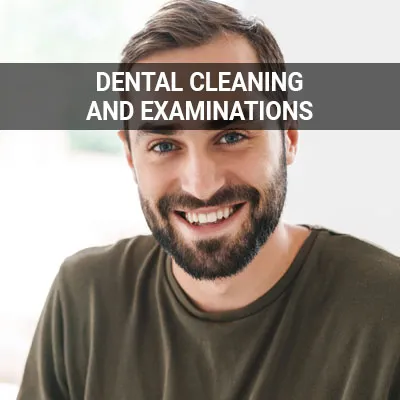 dental cleaning and examination dentist