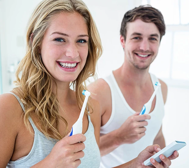 oral hygiene brushing flossing dental care